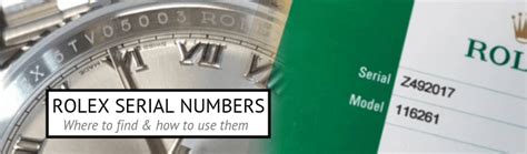 what does rolex serial number mean|Rolex serial number model check.